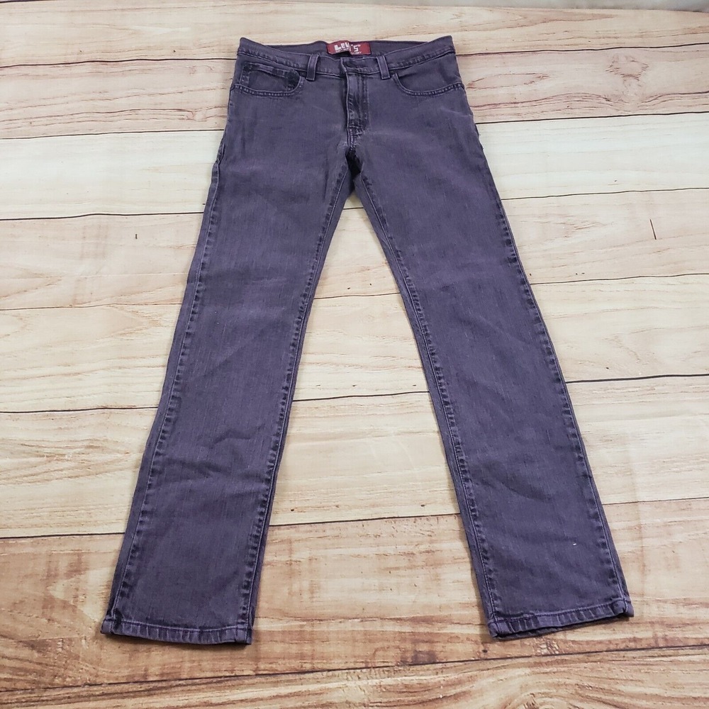 VINTAGE Levis 510‎ Jeans Women Girls 18 Reg Purple Skinny Mid Rise Denim Ladies